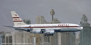 VH-XBA arrives in Sydney