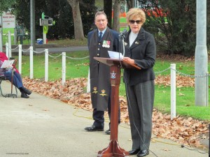 Ms Nikki King - daughter of Australian Dambuster pilot Squadron Leader Dave Shannon
