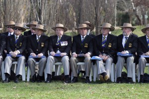 The Australian Rugby Choir led the singing 